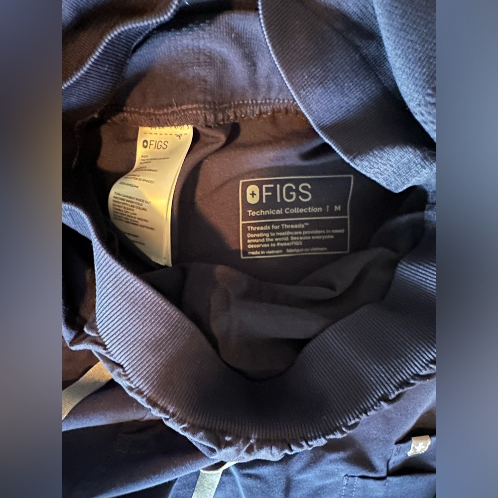 FIGS navy Yola maternity scrub pants